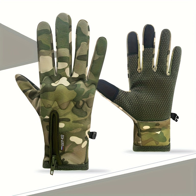 Gants de sport camouflage