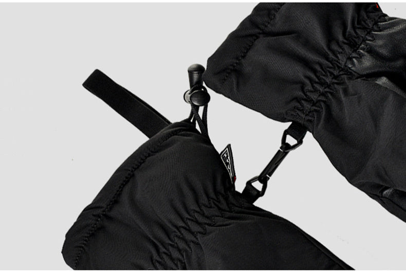 Gants de ski, vue portée