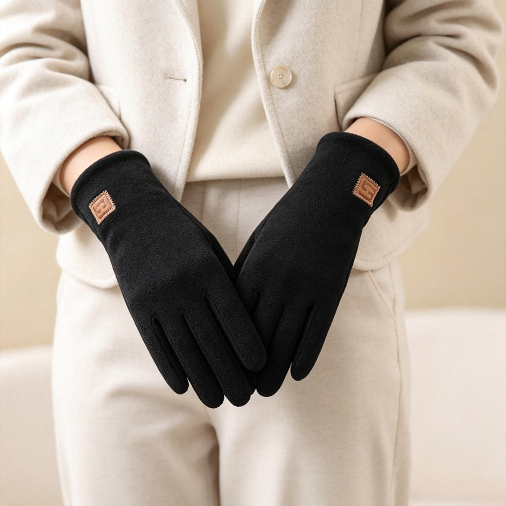 Gants femme polaire, vue de la paume
