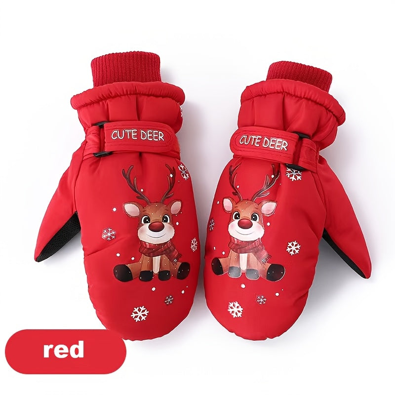 Gants enfant coloris rouge