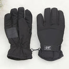 Gants de ski enfant coloris noir