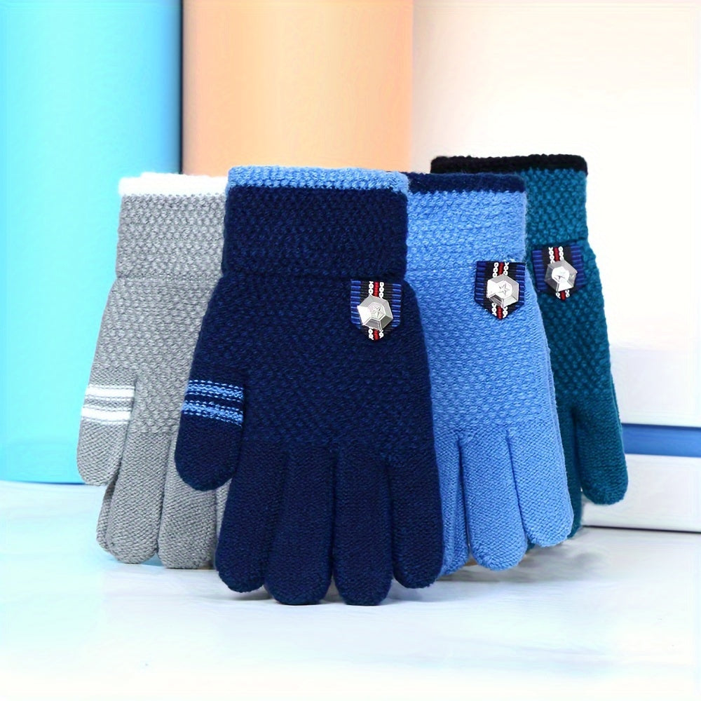Gants enfant, présentation des quatre coloris