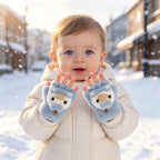 Gants enfant à retournement, vue détail
