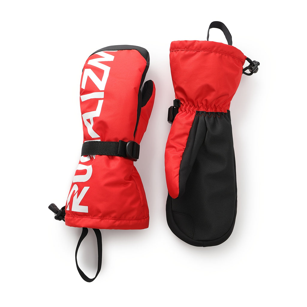 Gants de ski rouge