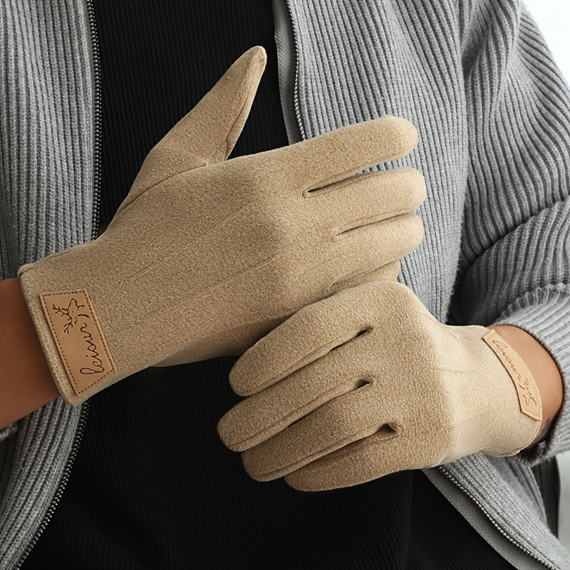 Gants homme kaki