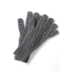 Gants femme rouge portés, usage quotidien hiver