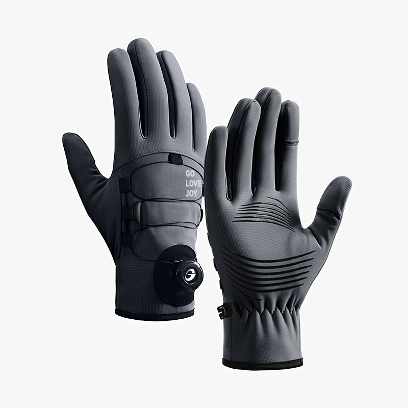 Gants de vélo gris foncé