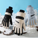 Gants de ski, vue portée