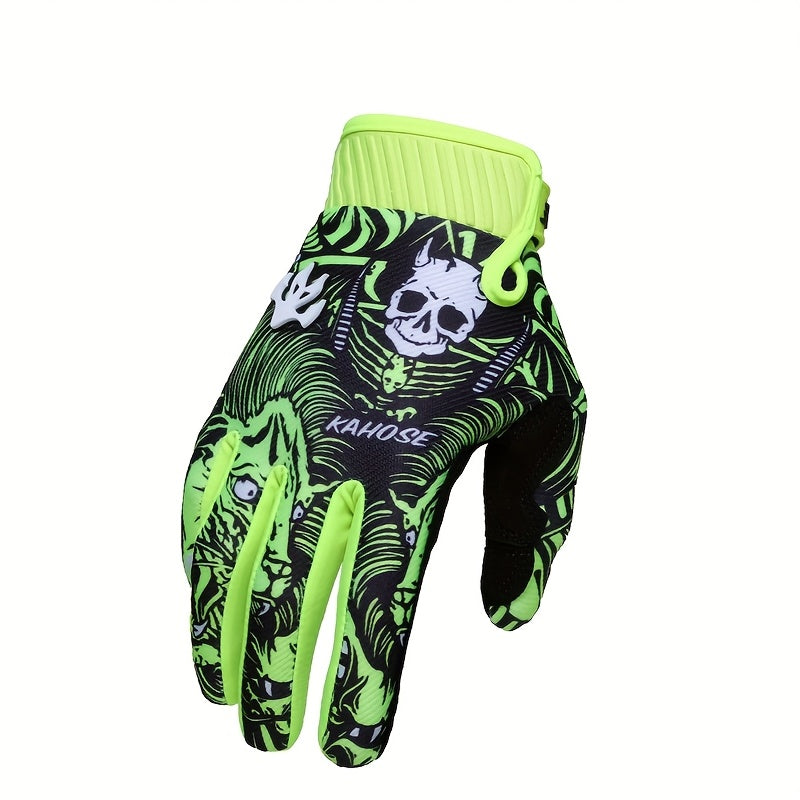 Gants de vélo vert