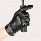 Gants homme cuir PU, vue détail