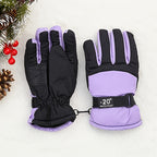 Gants de ski enfant coloris violet