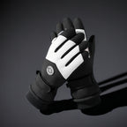 Gants d'hiver blanc et noir