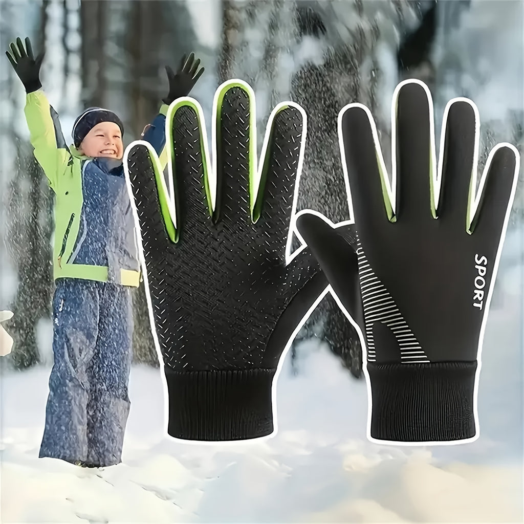 Gants enfant sport extérieur, vue détail