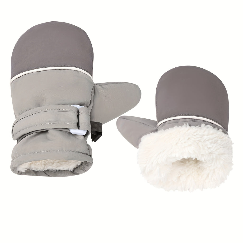 Gants enfant coloris gris