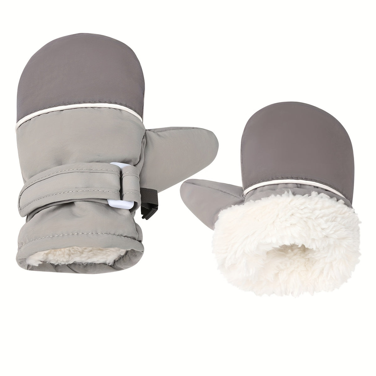 Gants enfant coloris gris