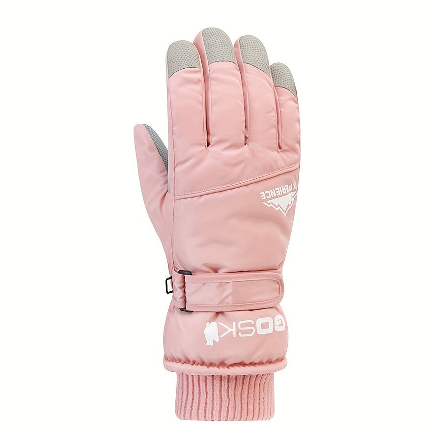 Gants de ski rose