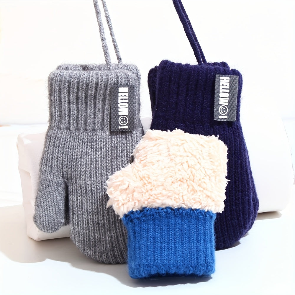 Gants enfant double couche, vue détail