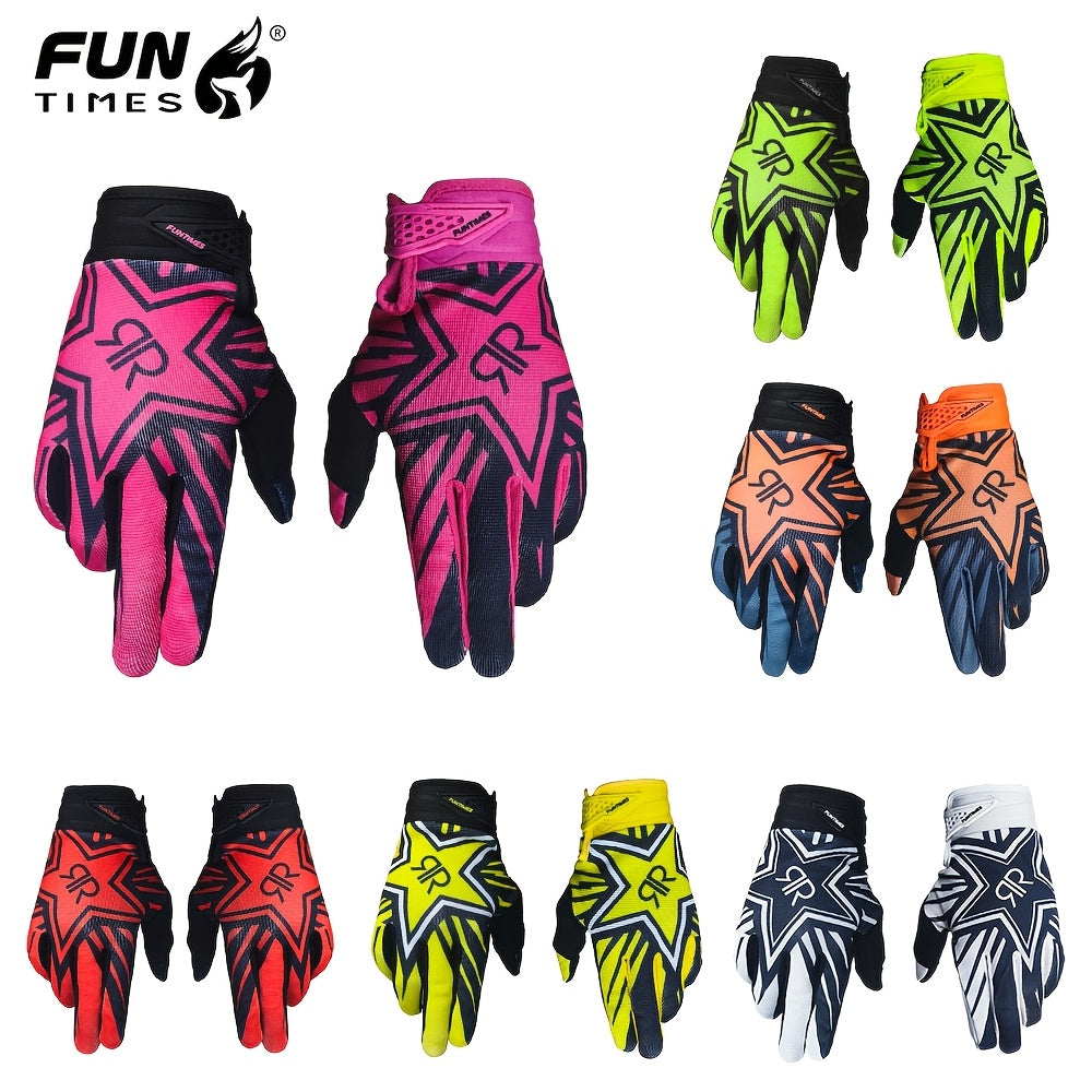 Gants de vélo colorés