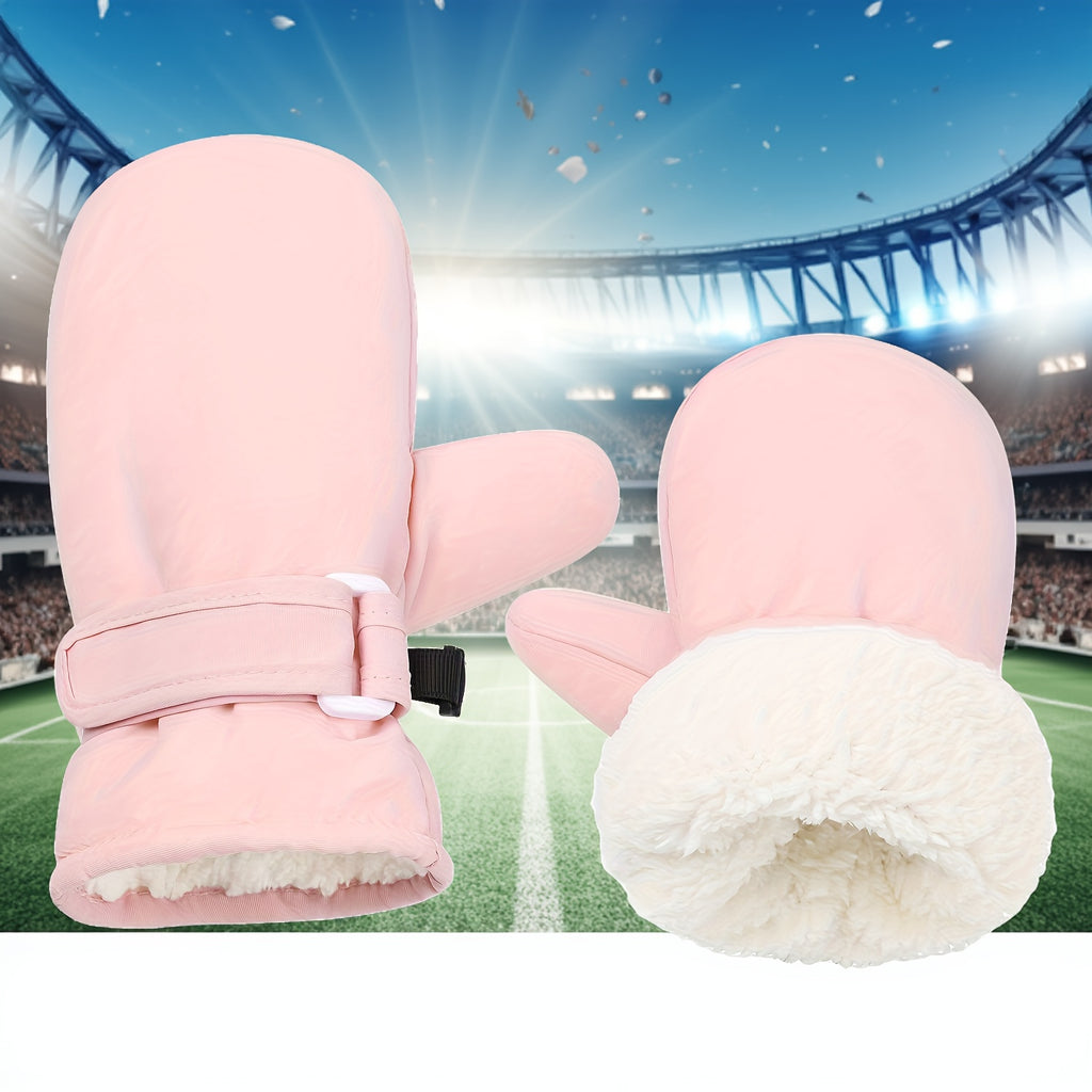Gants de ski enfant coloris rose