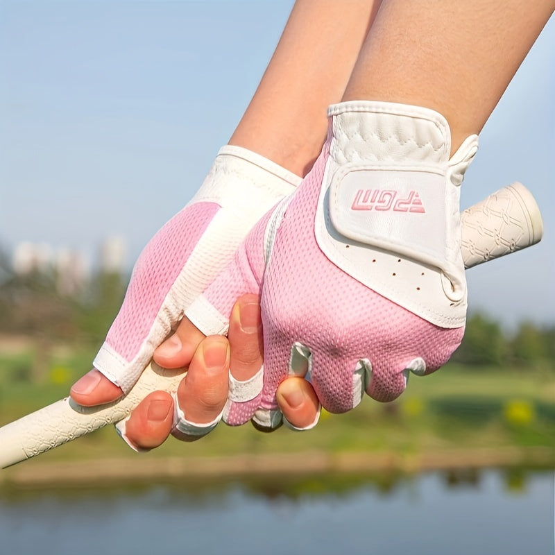 Gants de golf, vue portée