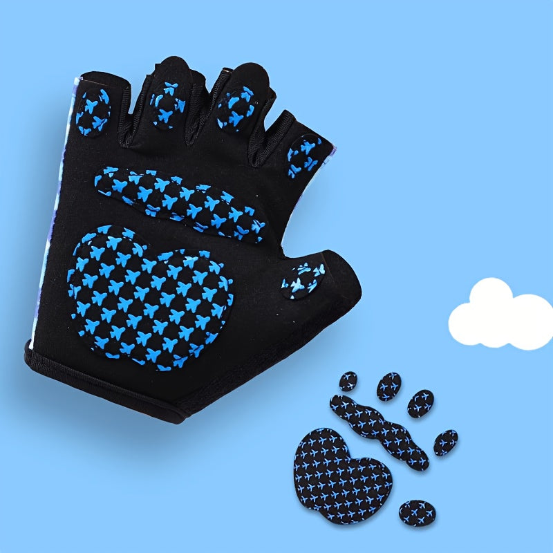 Gants enfant sans doigts, vue détail