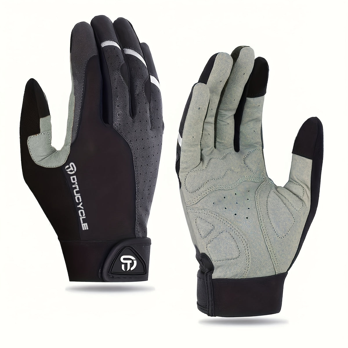 Gants de vélo gris