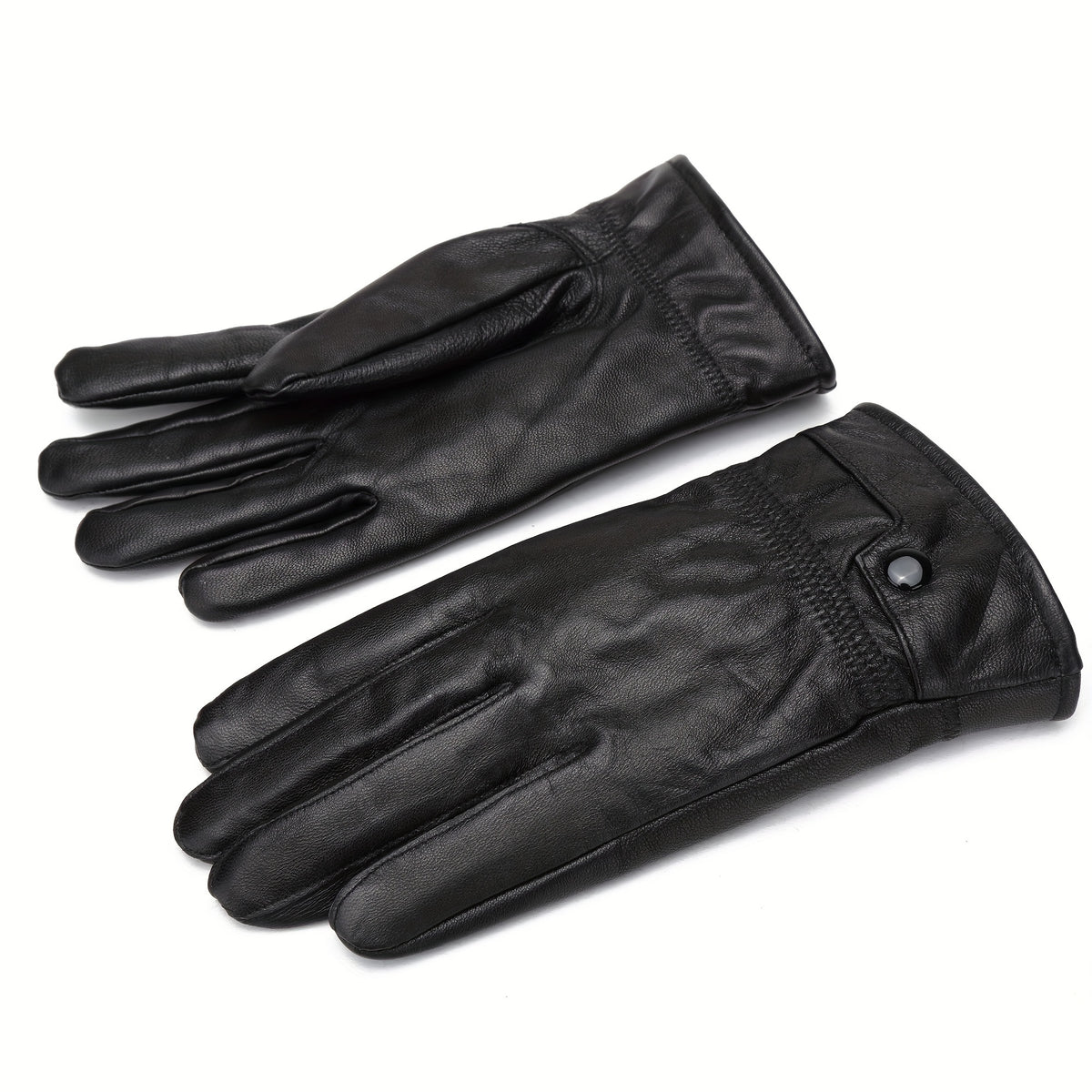 Gants homme cuir de mouton, vue détail