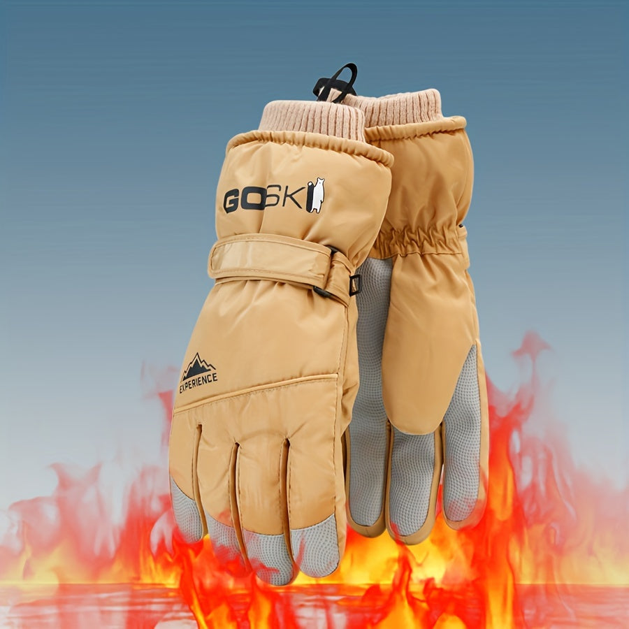 Gants de ski imprimés