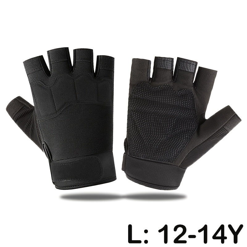 Gants enfant demi-doigts, vue détail
