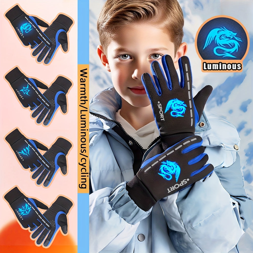 Gants enfant phosphorescents