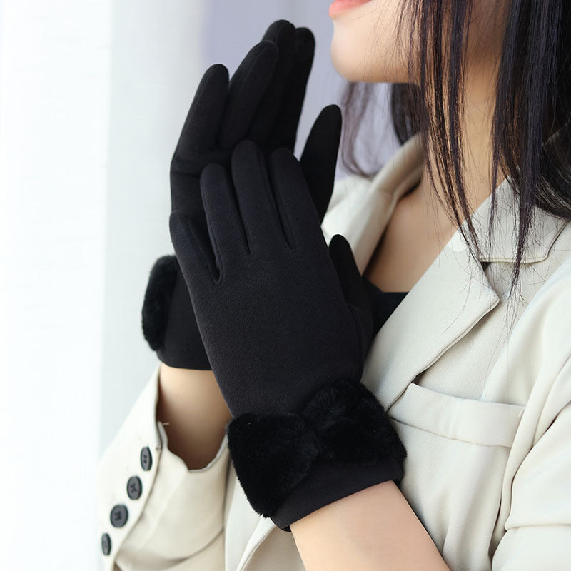 Gants polaire, vue détail