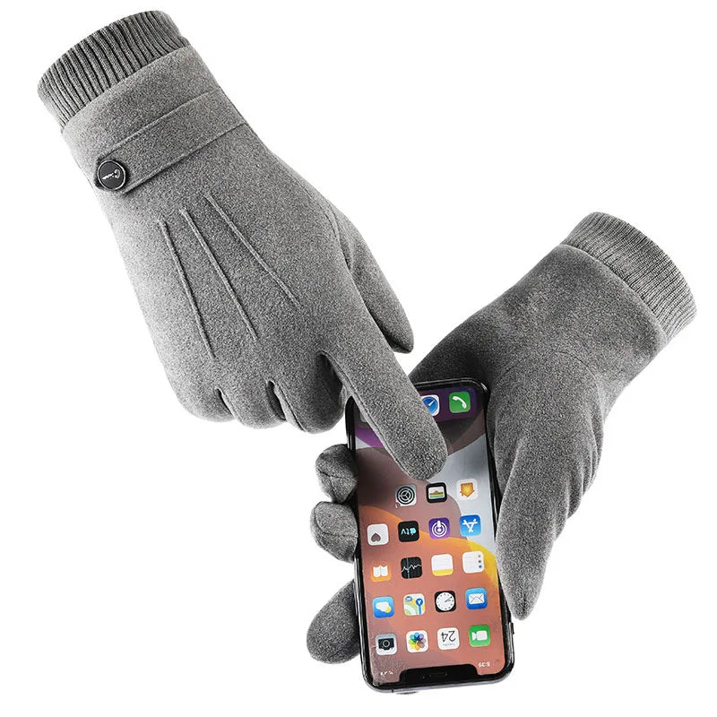 Gants homme, vue portée