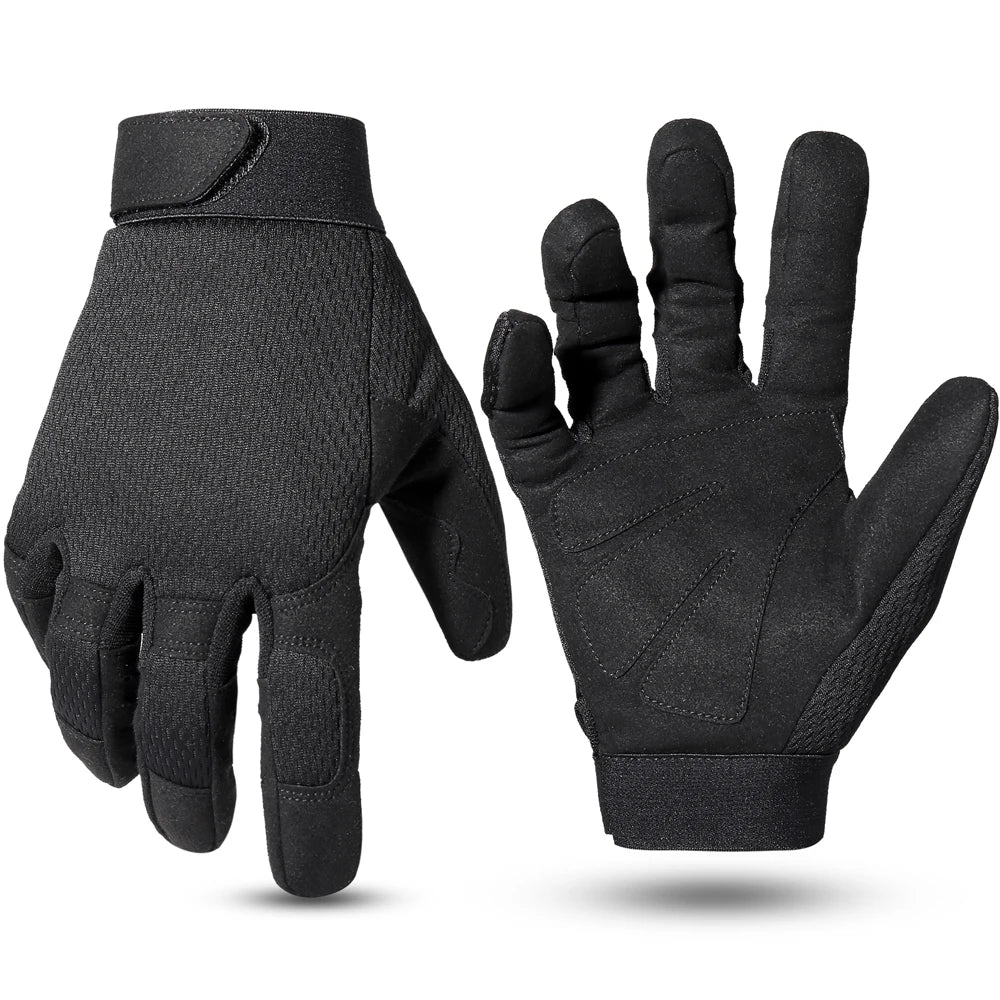 Gants de vélo bleu