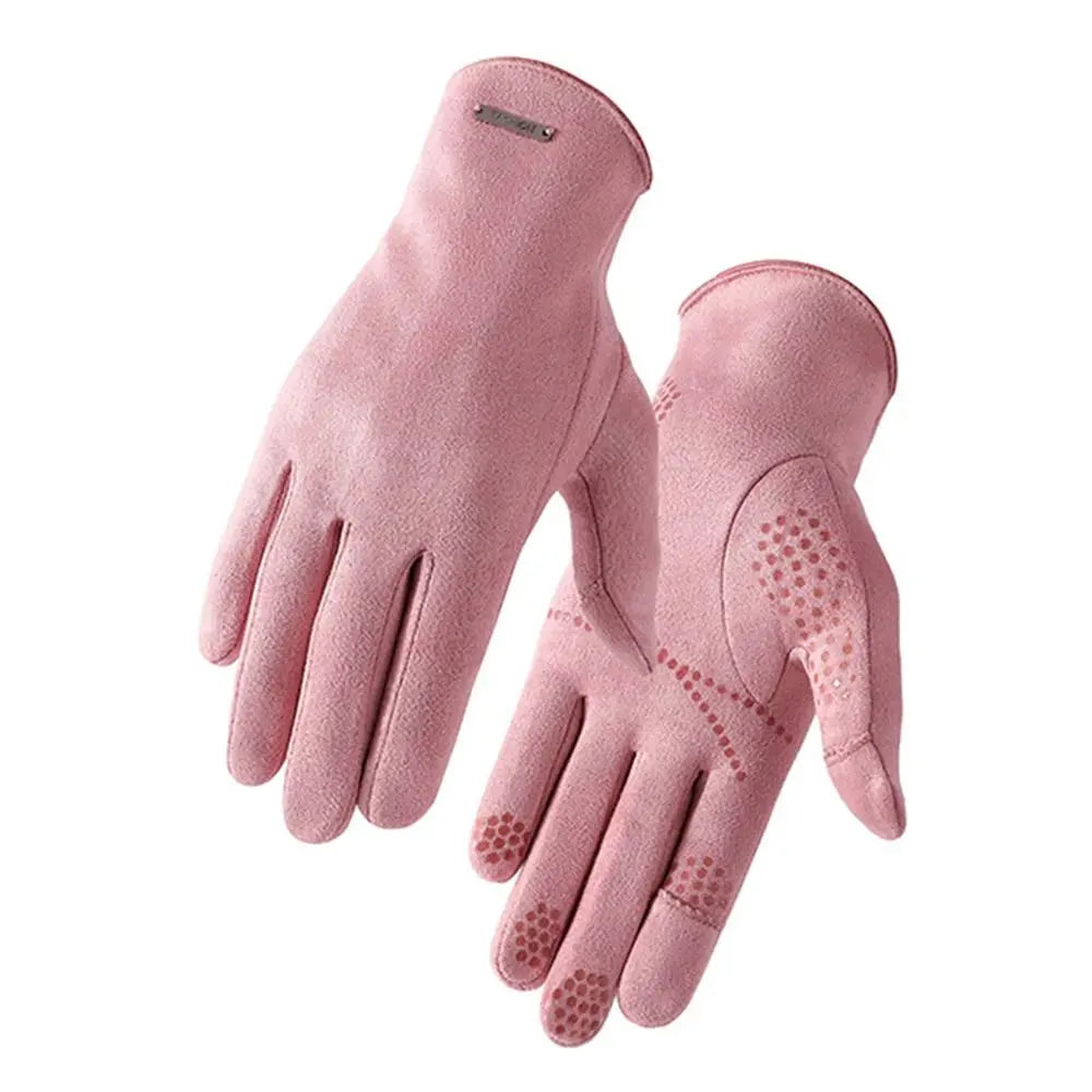 Gants de vélo rose
