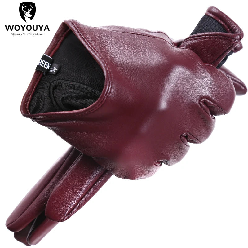Gants femme cuir véritable, présentation