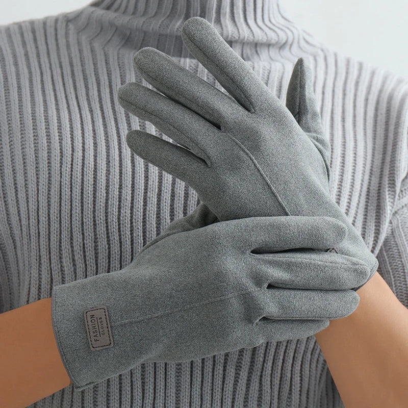 Gants homme gris foncé