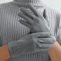 Gants homme gris foncé