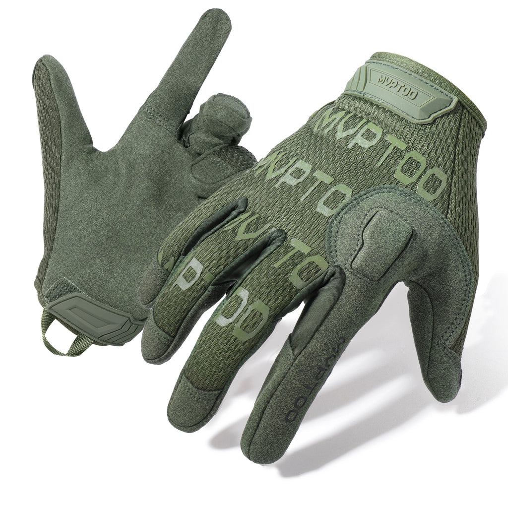 Gants de vélo vert
