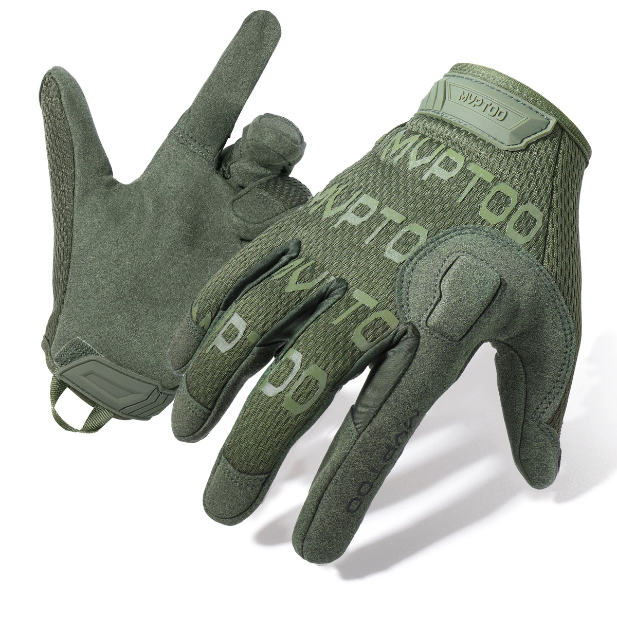Gants de vélo vert