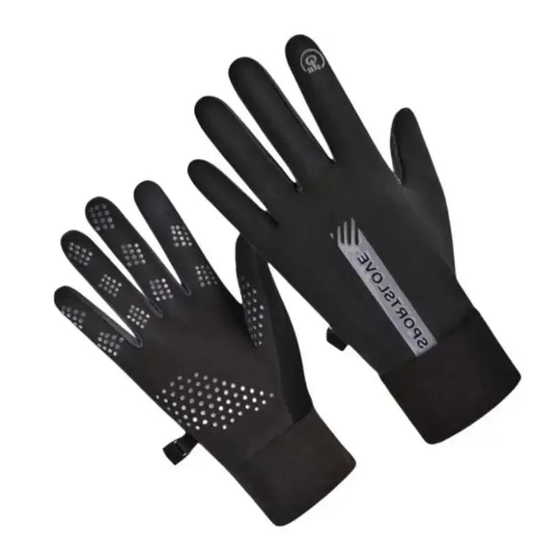 Gants chauffants, vue portée