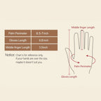 Gants femme cuir PU, gros plan sur la manchette fourrure
