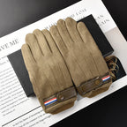 Gant homme en tricot chaud, packaging du produit