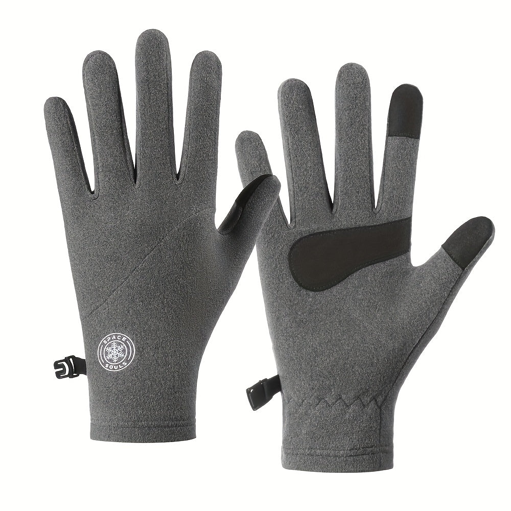 Gants de sport gris