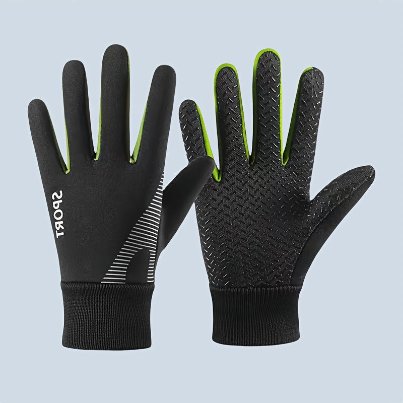 Gants enfant coloris vert