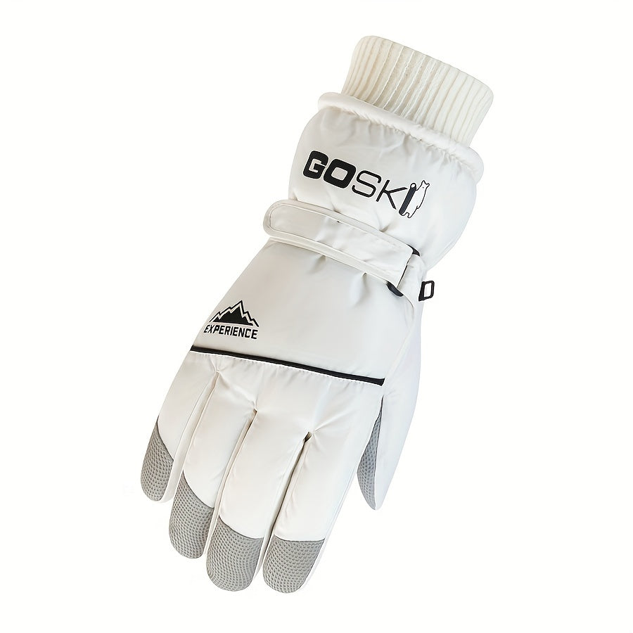 Gants de ski blanc