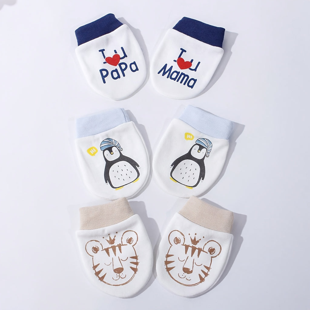 Moufles bébé anti-griffures, vue détail