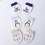 Moufles bébé anti-griffures, vue détail