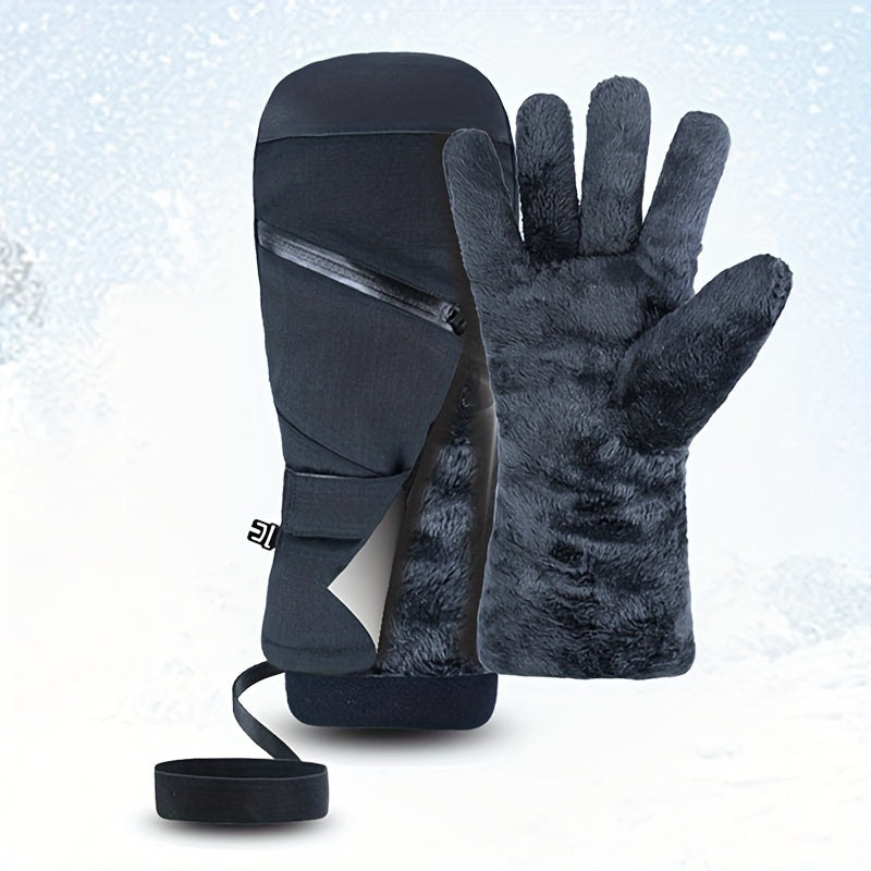 Gants de ski, vue détail