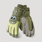 Gants enfant coloris vert