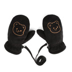 Gants enfant coloris noir